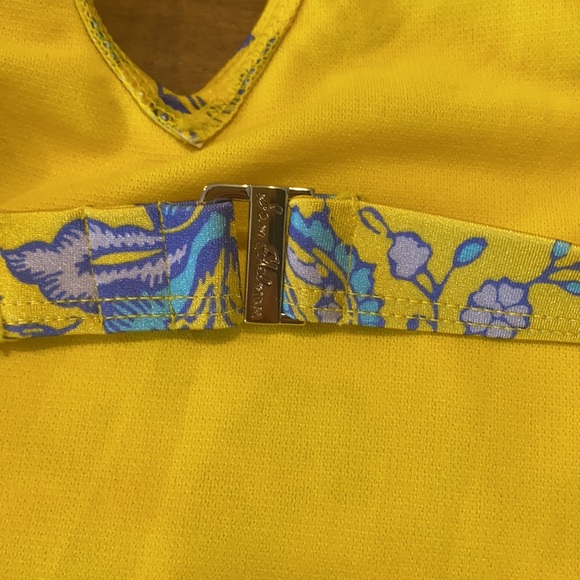 Sam Edelman Yellow Floral One piece NWOT - Picture 5 of 6